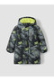 Rmz Gi̇yi̇m Farkiyla Embroidered Hooded Boy's Coat