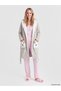 Rmz Gi̇yi̇m Farkiyla Women's Plush Hooded Robe