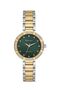 Luxury Looking Women's Wristwatch |   33 mm Steel Band, Green Dial with Stone Detail - 7
