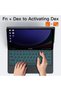 Magic Keyboard Case for Samsung Galaxy Tab S10 Lite S10 FE 2025 S9 FE 10.9 Inch S11 S9 S8 S7 11", Floating Cantilever Magnetic Stand Wireless Backlit Trackpad Keyboard, S Pen Slot LED Display - 8