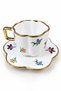 Gold Detailed Floral Patterned Porcelain Turkish Coffee Cup Set of 2 - 3