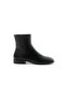 Arın Genuine Leather Black Blunt Toe Flat Daily Women's Boots - 5