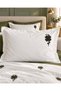 Fortuna Yonca Punch Embroidered 100% Cotton Double Duvet Cover Set 6 Pieces - 3