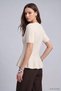 Short Sleeve Skirted Sweater with Flounces - 3