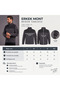 Men's Polar Fleece Jacket with Stand Collar, Zipper and Pockets, Outdoor Casual Coat - 4