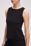 Solid Sleeveless Waist-Length Top - 5