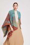 Printed Poncho - 2
