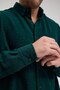 Men's Ron Velvet Shirt Green - 6