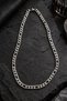 Textured Figaro Chain Men's Necklace - 3