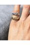 Flush Mount Marquise Zircon Stone Stainless Steel Ring – Adjustable (Gold & Silver Options) (1 Piece)