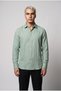 Men's Arturo Mint Colored Soft Textured Gabardine Look Long Sleeve Shirt
