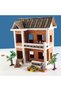 300 PCS Mini Bricks, Mini Black Wall Bricks Square Miniature Brick Scale Model Bricks, 1:16 Mini Bri - 7