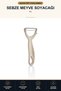 Slingshot Type Peeler with Stainless Steel Blade Ergonomic Fruit Vegetable Potato Peeler Beige
