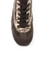 Brown Women's Genuine Leather Retro Sneaker Lace-Up Casual Sports Shoes - 4
