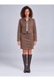 Women's Brown Suede Fabric Buttoned Pocket Jacket - 6