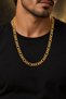 Textured Figaro Chain Men's Necklace - 6