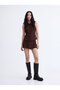 Suede Look Brown Vest - 2