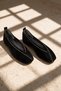 Vanesya Black Women's Genuine Leather Suede Trok Detailed Ballerina Shoes - 2