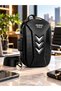 Men's Waterproof Single-Strap Sling Bag with Combination Lock, USB and Headphone Port, Cross-Shoulder and Backpack Bag - 2