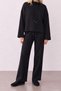 Women's Tracksuit Bottom Pnt02714 Black - 2