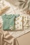 Green Koala 3-Piece Baby Romper and Beanie Set - 100% Cotton, Newborn Set 0 3-3-6 - 6