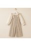Embroidered Overalls Cotton Viscose Stone Button Detailed Shirt Double Set - 5