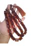 Original Oven-Fried Antique Crimped Amber 15*20 mm Large Collectible XXXL Prayer Beads - 6