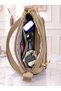 Women's 4-Compartment Zippered Daily Use Crossbody Bag (21X19X9 cm) - 4