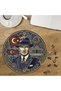 Mustafa Kemal Ataturk Designed Special Cut Round 272 Piece Wooden Puzzle Mpda726