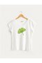Ginkgo Green Leaf V-Neck T-Shirt