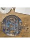 Fantastically Designed Castle Interior Custom Cut Round 272 Piece Wooden Puzzle Mpda751