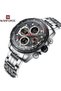 Digital - Analog Stainless Steel Band Gift Guaranteed Men's Wristwatch Nf9197 - 2