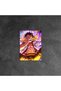 Luffy Flame 2 One Piece Anime Metal Poster - Magnetic Wall Art Print - 4