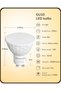10 عبوات من مصابيح LED GU10 قابلة للتعتيم، 5 واط، 6000 كلفن، أبيض بارد، 375 لومن - 5