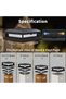 Solar LED Post Cap Lights Outdoor 6pack, Warm White/Cool White - 5