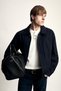 100% Cotton Regular Fit Long Sleeve Shirt Collar Zipper Coat H6848Ax26Wn