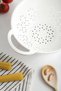 Acrylic White Pasta Strainer & Vegetable Fruit Strainer - 5