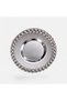 Premium 6 Piece Bracelet Tea Plate Set 12 cm Stainless Steel, Silver&Silver - 3