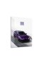 BMW M4 Competition Purple Car Metal Poster - Magnetic Wall Art Print - 2