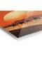 Desert Sunset Islamic Metal Poster - Magnetic Wall Art Print - 3
