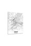 Geneva Switzerland City Map Metal Poster - Magnetic Wall Art Print - 2