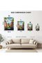 Berlin, Germany Cityscape Illustration Travel Metal Poster - Magnetic Wall Art Print - 8