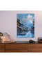 Winter Japanese Street Car Metal Poster - Magnetic Wall Art Print - 5