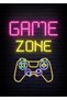 Game Zone Gaming Metal Poster - Magnetic Wall Art Print
