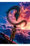 Dragon Summon Goku Anime Metal Poster - Magnetic Wall Art Print