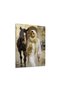 Horse and Woman 2 Pop Art Metal Poster - Magnetic Wall Art Print - 2