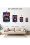 Colorful Gaming Controller Art Metal Poster - Magnetic Wall Art Print - 7