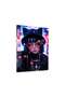 Cyberpunk Goth Girl Anime Metal Poster - Magnetic Wall Art Print - 2