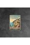 Vintage Positano Travel Metal Poster - Magnetic Wall Art Print - 7