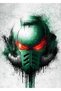 Dark Angels Graffiti Metal Poster - Magnetic Wall Art Print